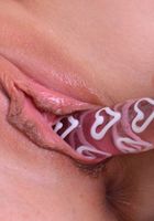Alison slides her glass dildo into her tight pink pussy., Alison Rey (ali105) ATK Galleria: Alison Rey (Alison slides her glass dildo into her tight pink pussy.)