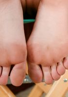 Kharlie shows off her sexy feet and sweet pink meat, Kharlie Stone (kha002) ATK Petites: Kharlie Stone (Kharlie shows off her sexy feet and sweet pink meat)