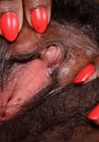 Osa licking toes and showing hairy natural body, Osa (lad005) ATK Natural & Hairy: Osa (Osa licking toes and showing hairy natural body)