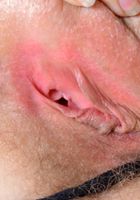 ATK Natural & Hairy: Leona (Leona spreads her hairy pussy and tight ass)