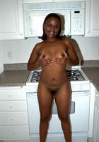 Mahogany undresses in the kitchen, Mahogany (mah001) ATK Natural & Hairy: Mahogany (Mahogany undresses in the kitchen)