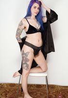 Pearl Sage Teases You In Her Black Lace Lingerie, Pearl Sage (pea013) ATK Natural & Hairy: Pearl Sage (Pearl Sage Teases You In Her Black Lace Lingerie)