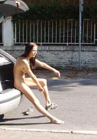 Sexy brunette babe Petra strips and walks around town nude, Petra (pet051) ATK Archives: Petra (Sexy brunette babe Petra strips and walks around town nude)
