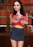 Jean shorts and knee-high socks on Selina, Selina Imai (sel019) ATK Exotics: Selina Imai (Jean shorts and knee-high socks on Selina)