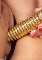 ATK Archives: Silvia (Blond with gold vibrator)