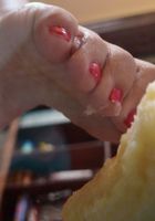 Sohley Cancino teases with her feet while crushing some food, Sohley Cancino (soh001) ATK Galleria: Sohley Cancino (Sohley Cancino teases with her feet while crushing some food)